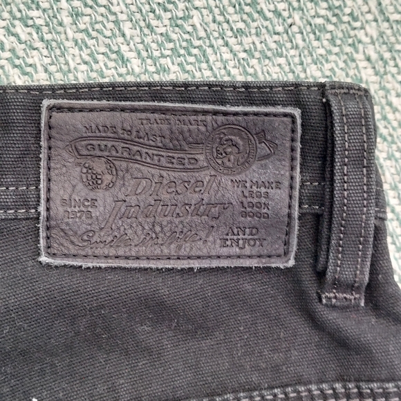 Diesel Krooley-A Regular Slim-Carrot 00NXY Jeans, 31, black - Picture 9 of 13